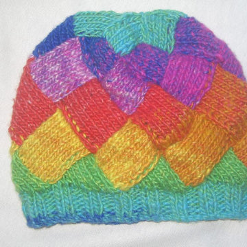 Entrelac Hat