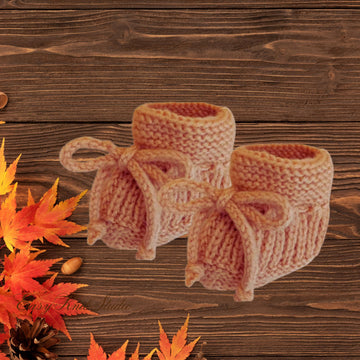 Baby Booties Knitting Pattern with Bows: Easy DIY