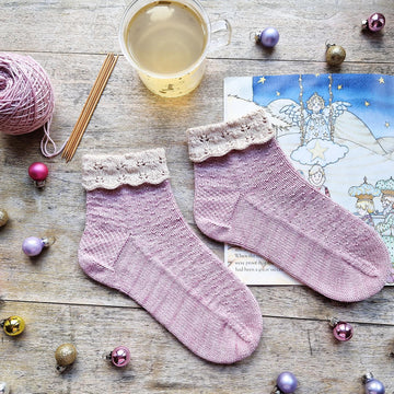 Violet's Angel Costume Socks