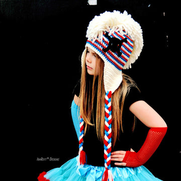 Skull and Crossbones Retro Punk Hat