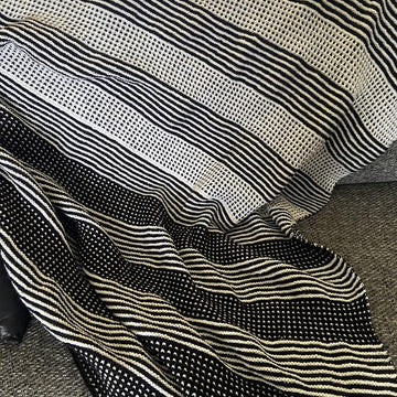 Cats Black and White Blanket