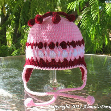 Crochet Cherries Hat