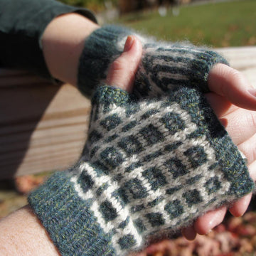 Box and Beam Wrist Warmers