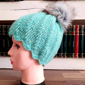 Crochet sweater with hat