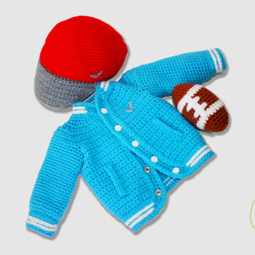 24 inch crochet doll pattern PDF, XL amigurumi doll, Shawn