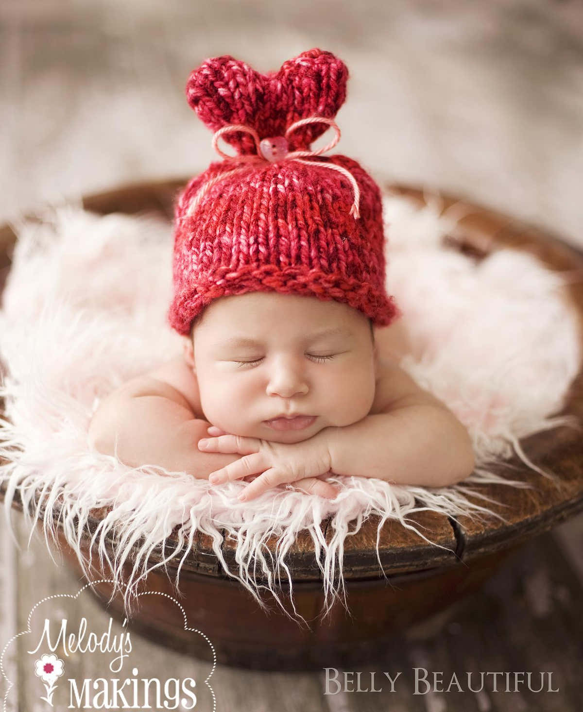 Little Sweet Heart Hat Pattern