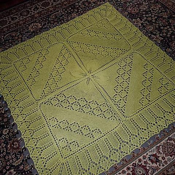 Baby Counterpane Christening Blanket