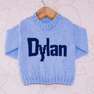 Intarsia - Dylan Moniker Chart - Childrens Sweater