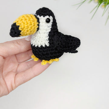 Toucan Crochet Pattern, Easy Crochet Amigurumi Bird Pattern