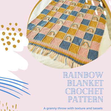 Boho Rainbow Blanket