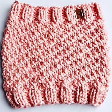 Spiral Snow Bunny Hat and Cowl