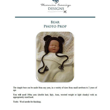 Bear Bonnet (Photo Prop)