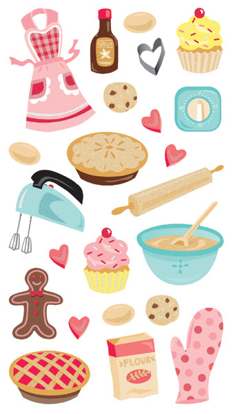 Sticko Stickers - Baking Glitter