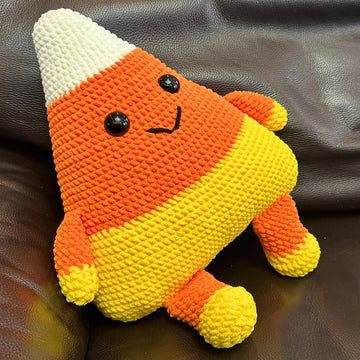 Candy Corn Pillow Crochet