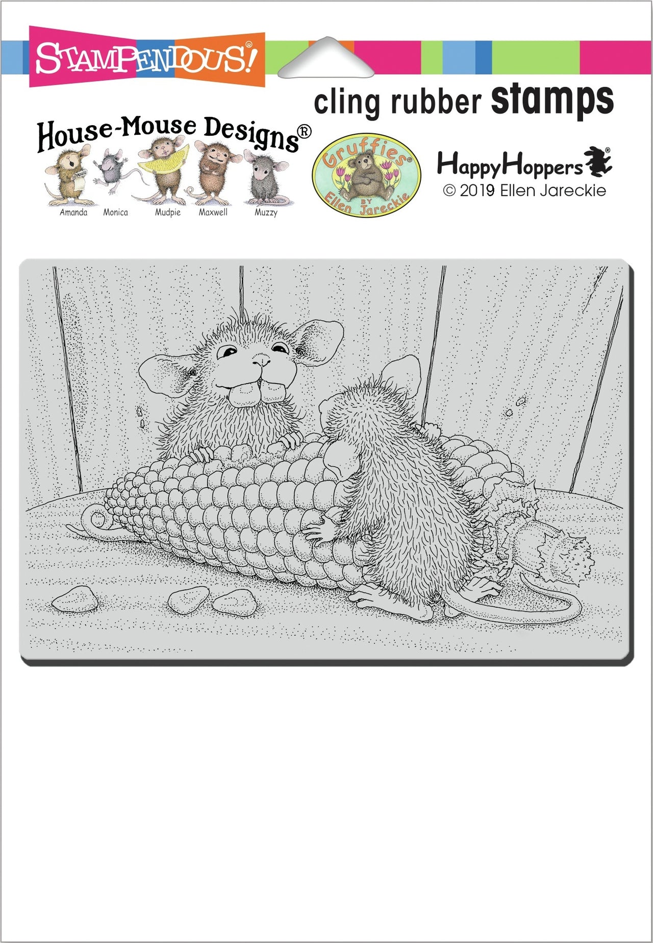 Stampendous House Mouse Cling Stamp - Corn Toothed