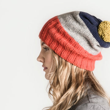 Skyline Slouch  in Blue Sky Fibers Eco-Cashmere - 201835 - Downloadable PDF