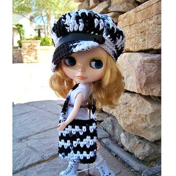 Blythe Newsboy Hat and Bag