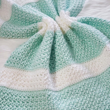 Sweet Stripey Dreams Baby Blanket