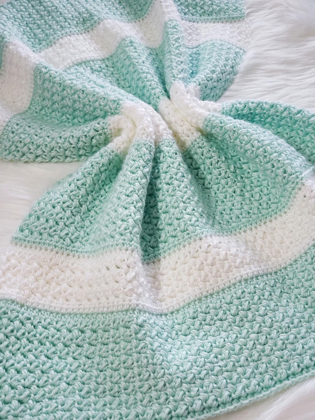 Sweet Stripey Dreams Baby Blanket