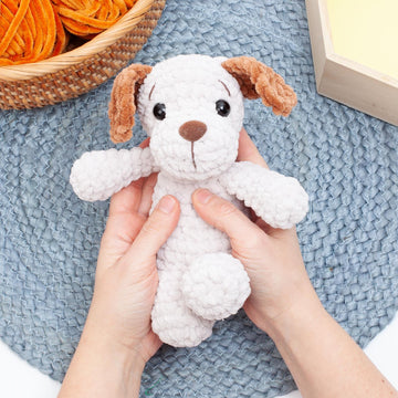 Crochet Dog Pattern, puppy plushie