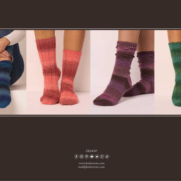Rowan Designer Socks in Rowan - ZB343P - Downloadable PDF
