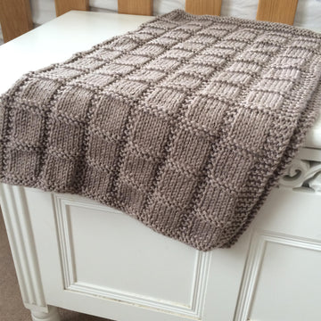 Patch Blanket Knitting Pattern