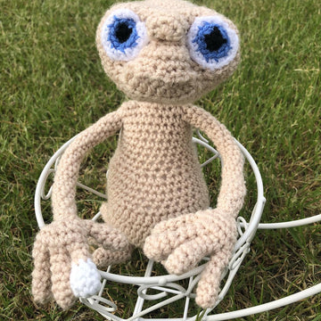 Alien amigurumi doll