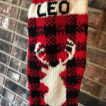Plaid Deer Hunter Stocking