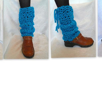 #840- Peacock Legwarmers