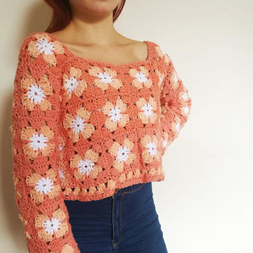 Mosaic Granny Square Sweater