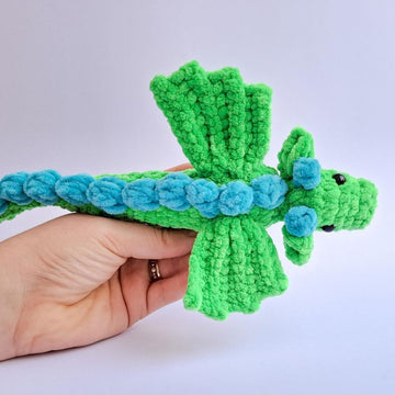 Crochet Dragon low sew pattern