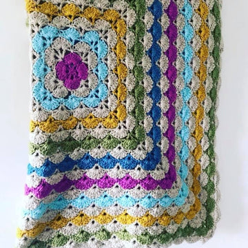 Shell Stitch Crochet Blanket