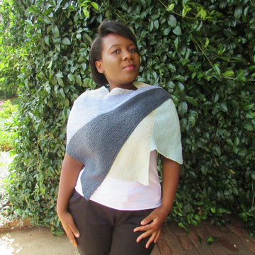 Colour Block Shawl