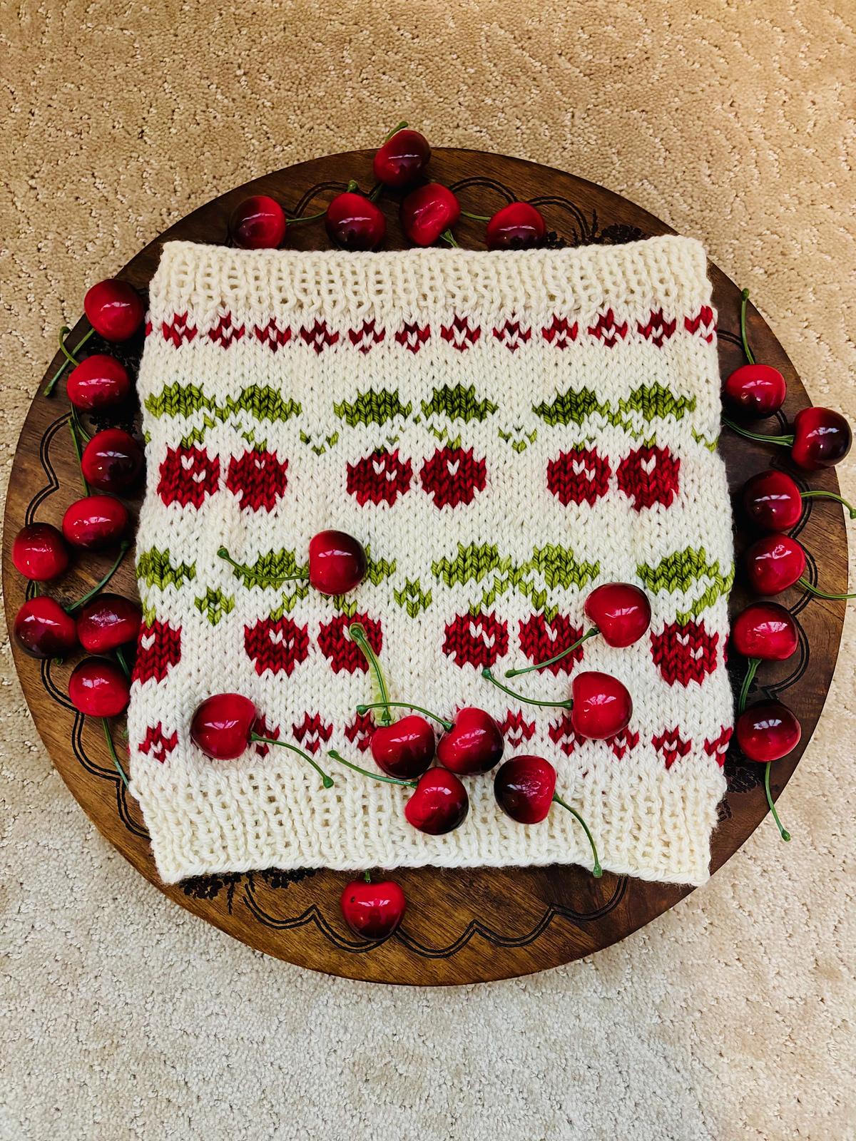 Simply Cherry Cowl