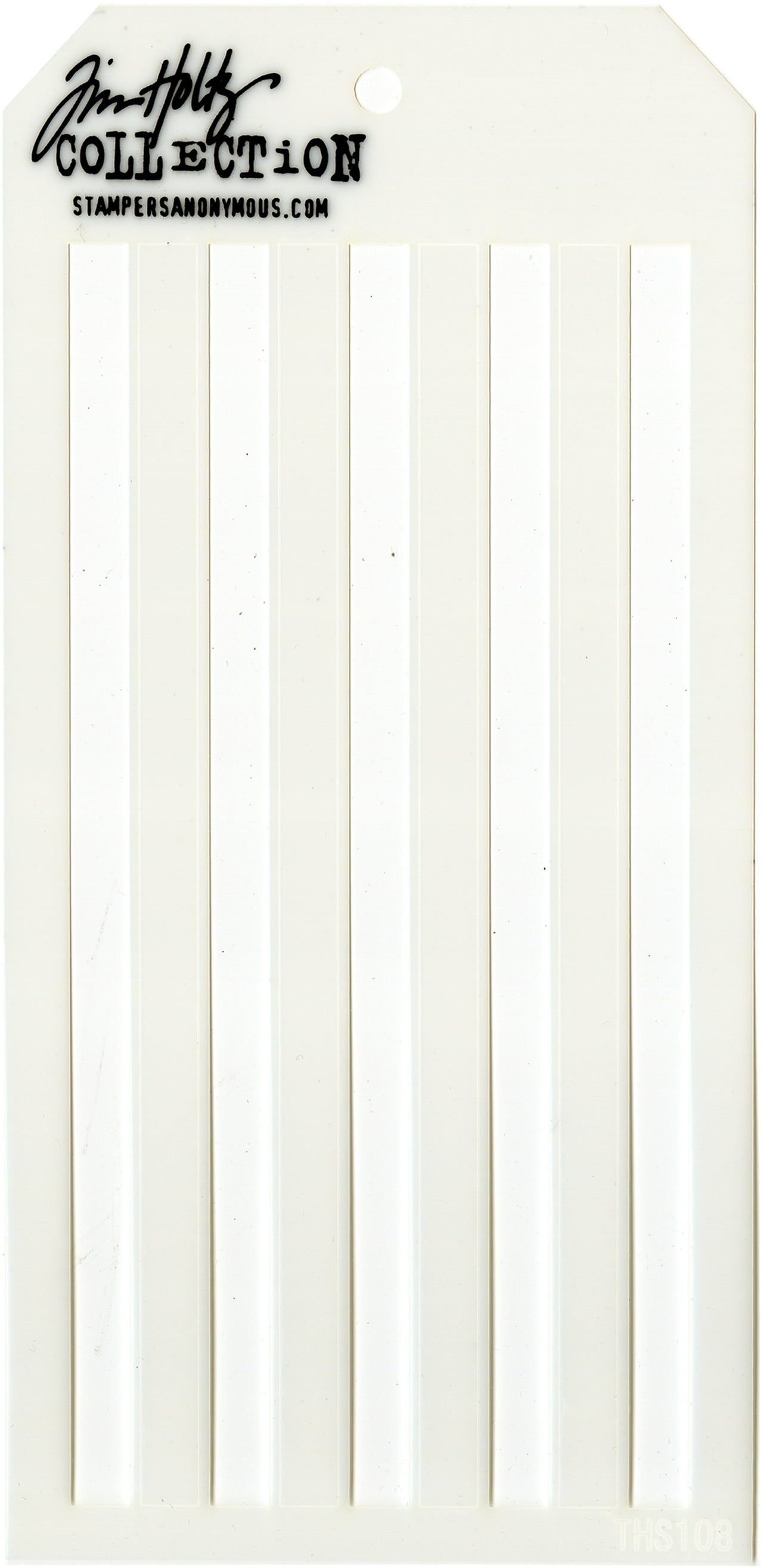 Stampers Anonymous Tim Holtz Layered Stencil 4.125"X8.5" - Shifter Stripes