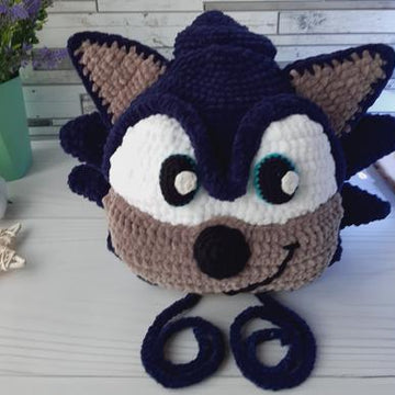 Crochet Sonic Animal Hat Pattern