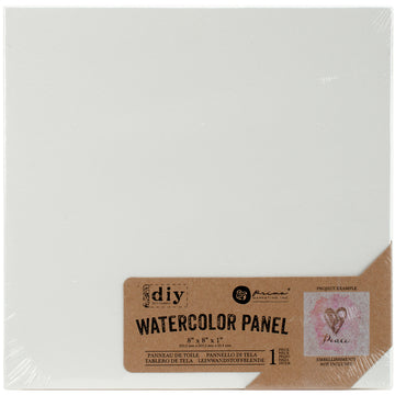 Prima Marketing  DIY Watercolor Canvas Panel - 8"X8"