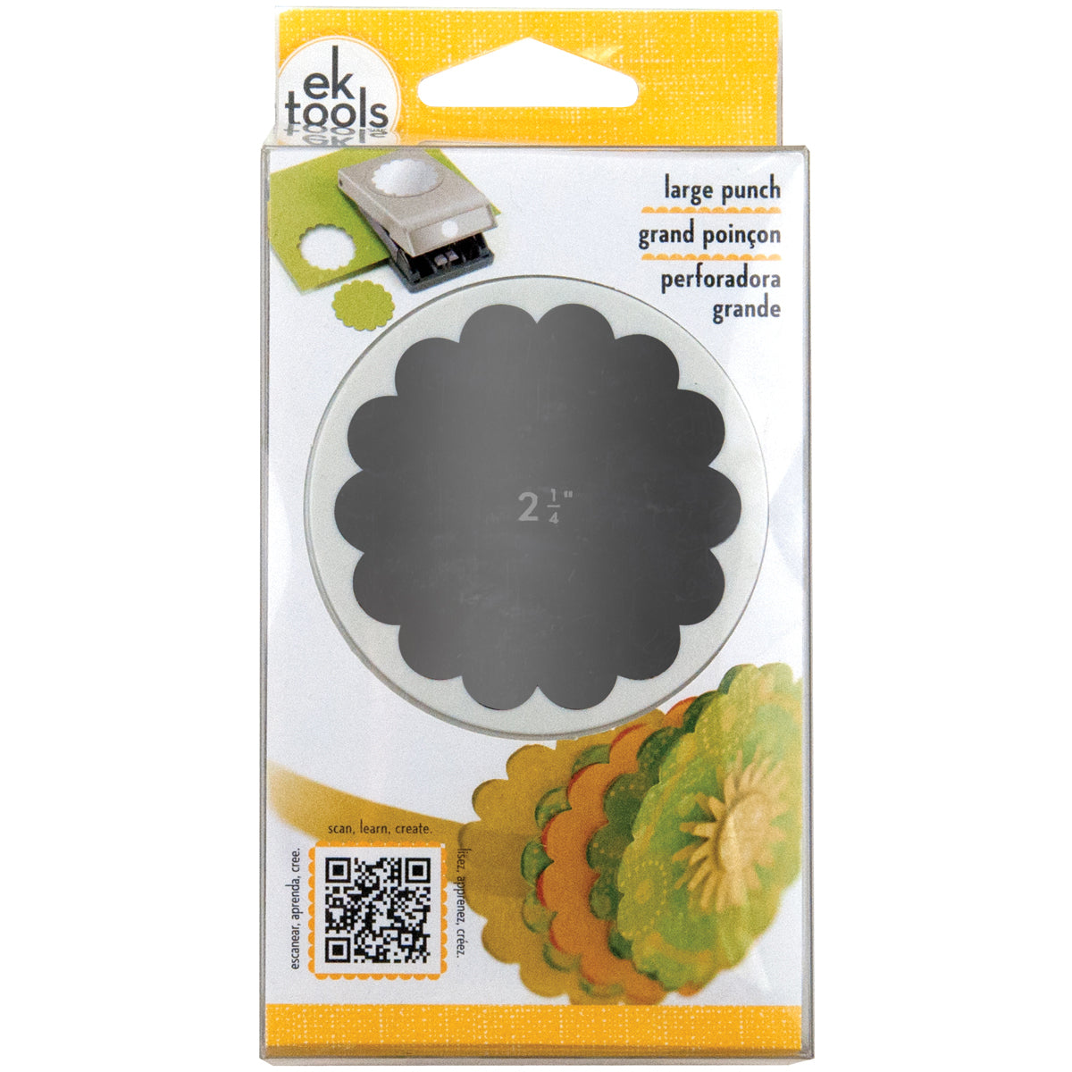 EK Success Large Punch - Scallop Circle 2.25"