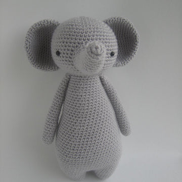Elephant with Hat Crochet Amigurumi Pattern