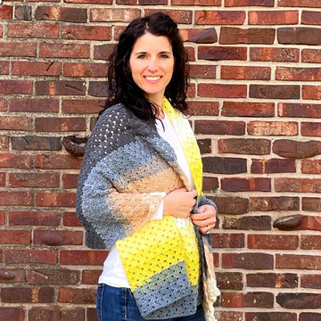 Double Peephole Shawl