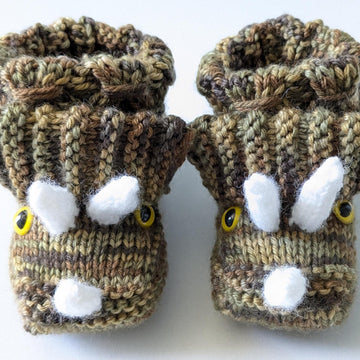 Kid's SLIPPERS Trendy Triceratops