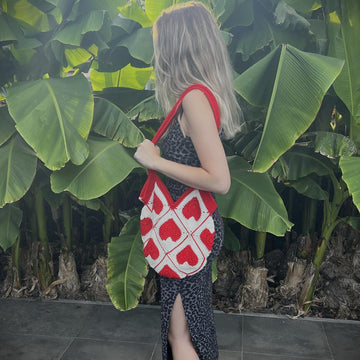 Heart Granny Tote bag