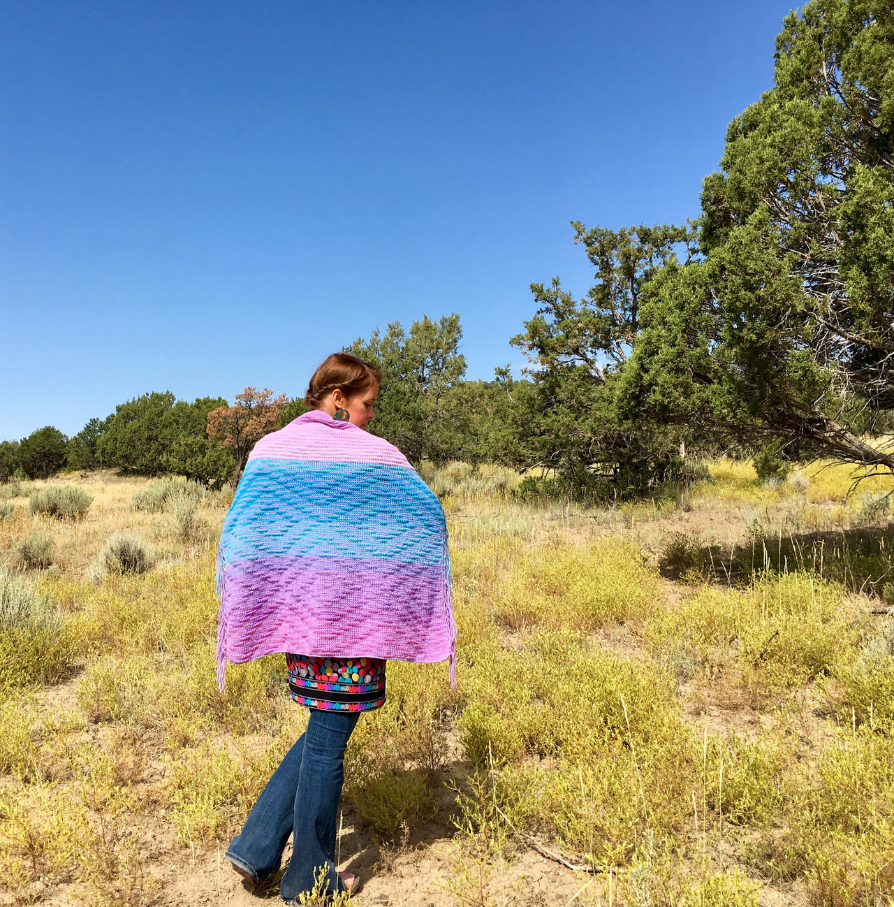 Cactus Garden Baby Blanket
