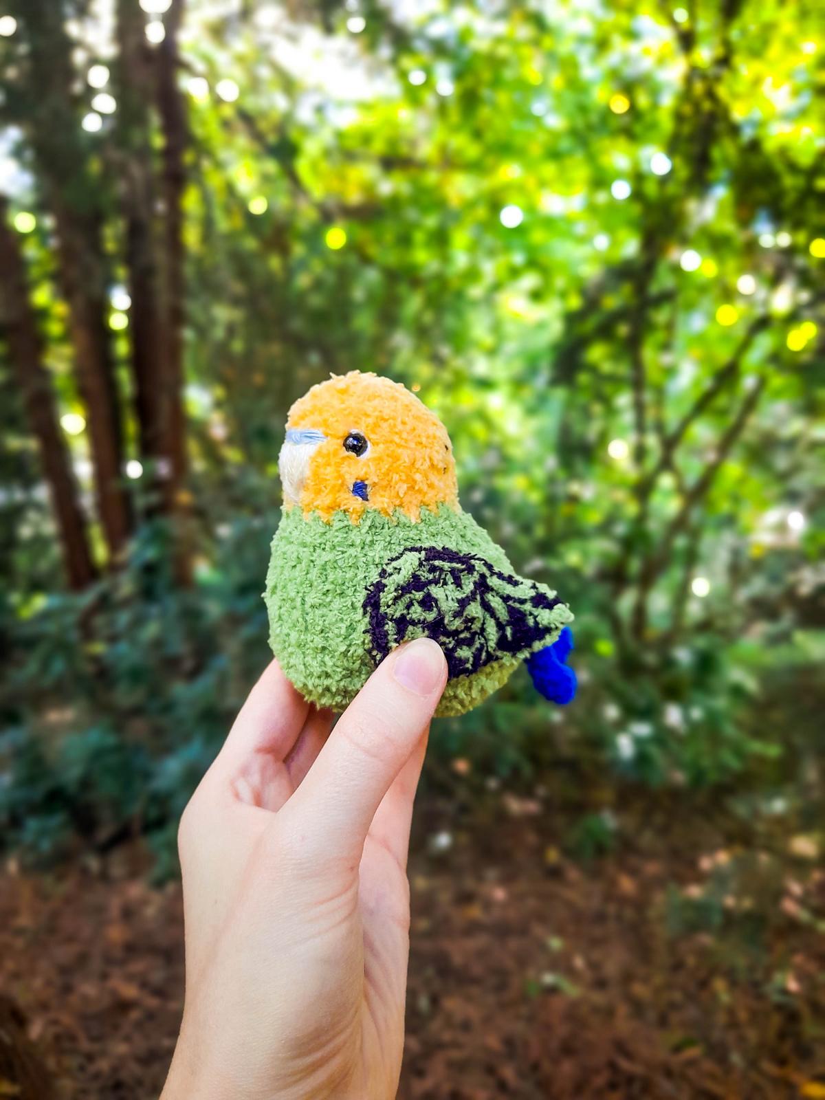Low-Sew Chubby Baby Budgie Plushie