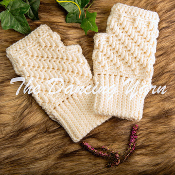 Whispering Wind Fingerless Gloves