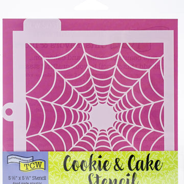 The Crafter's Workshop Crafter's Workshop Cookie & Cake Stencils 5.5"X5.5" - Spider's Web