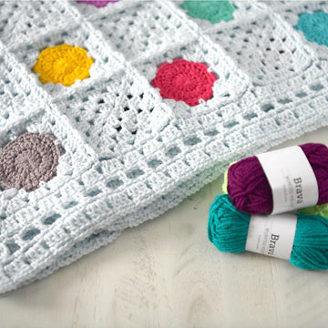 Confetti Dots Granny Blanket
