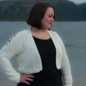 Summer Sea Cropped Cardigan