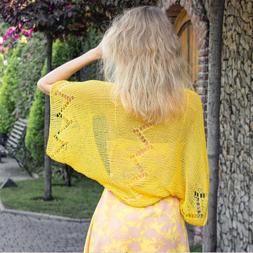 Lace Zigzag Shrug Bolero