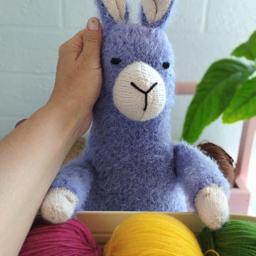 Llama knitting pattern